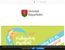 Tablet Screenshot of magyarfold-falu.hu